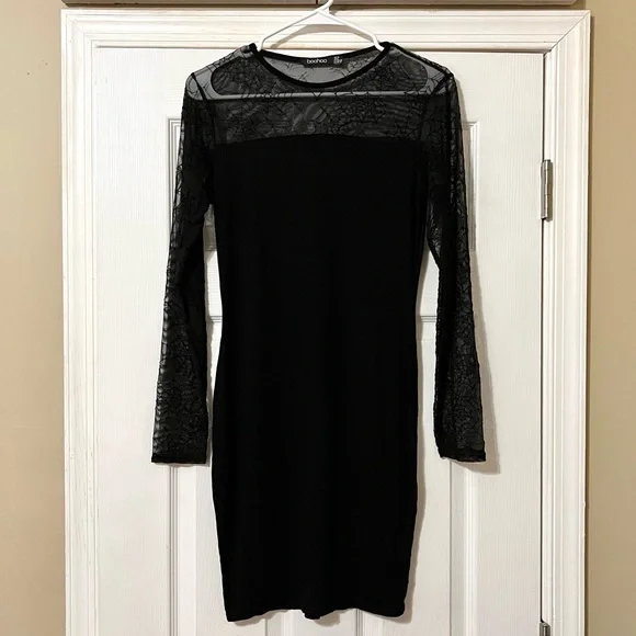 ‼️ NAME YOUR PRICE /// DONATING THU 5/11 ‼️ Spiderweb Bodycon Mini Dress - Picture 2 of 5